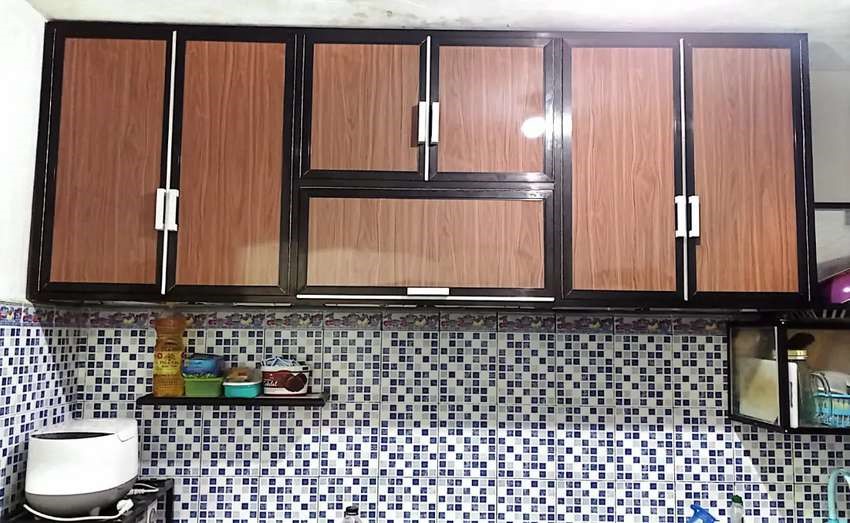 kitchen set motif kayu 