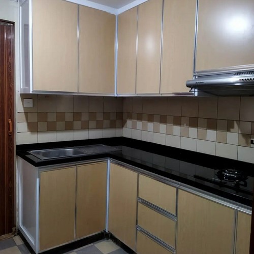 Layanan Jasa Pemasangan Kitchen Set Aluminium Motif Kayu Di Medan