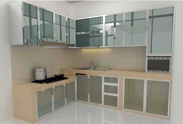 kitchen set aluminium