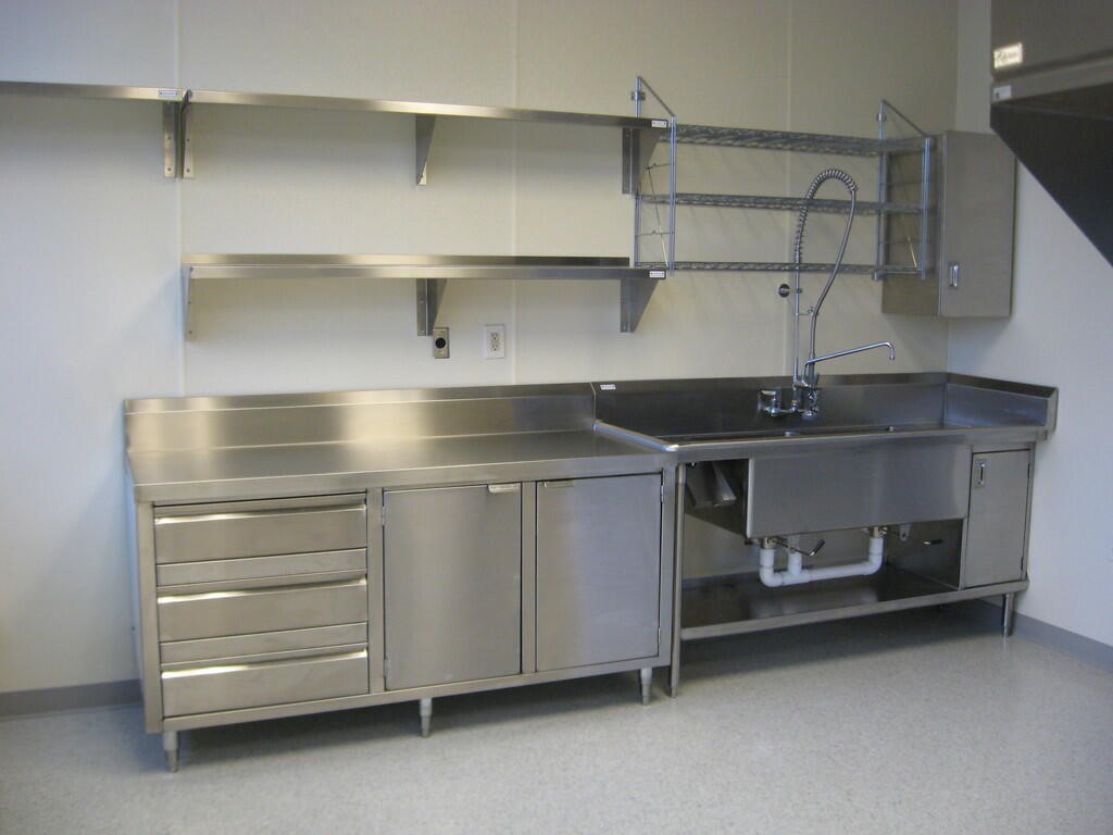 kitchen set stainless