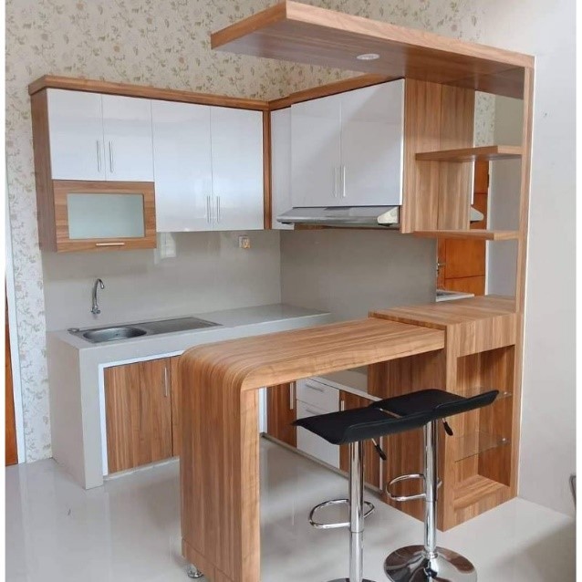 Jasa Pemasangan Kitchen Set Minimalis Mini bar