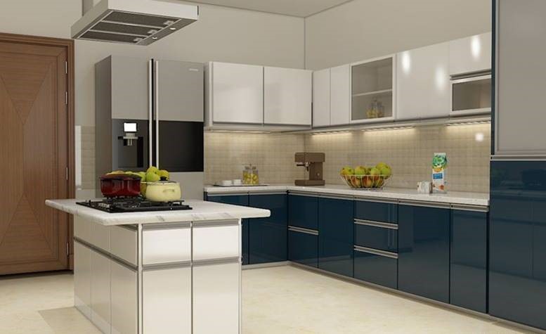 kitchen set stainless kaca