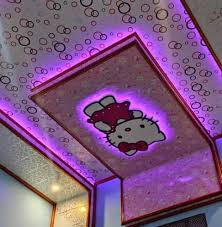 Jasa Pasang Plafon PVC Motif Hello Kitty Di Medan