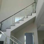 Jasa Pemasangan Railing Tangga Stainless Kaca Medan