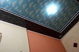 PVC Motif awan hitam