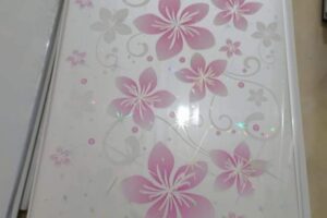 pvc motif bunga