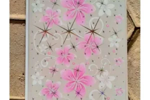 pvc motif bunga kecil