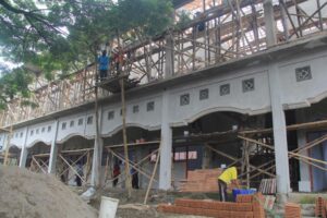 renovasi atap asrama