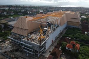 renovasi atap perpustakaan